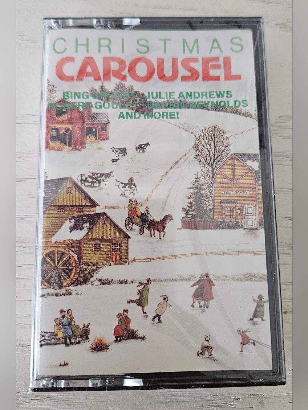 Christmas Carousel Cassette Bing Crosby Julie Andrews Holiday Music New Unopened